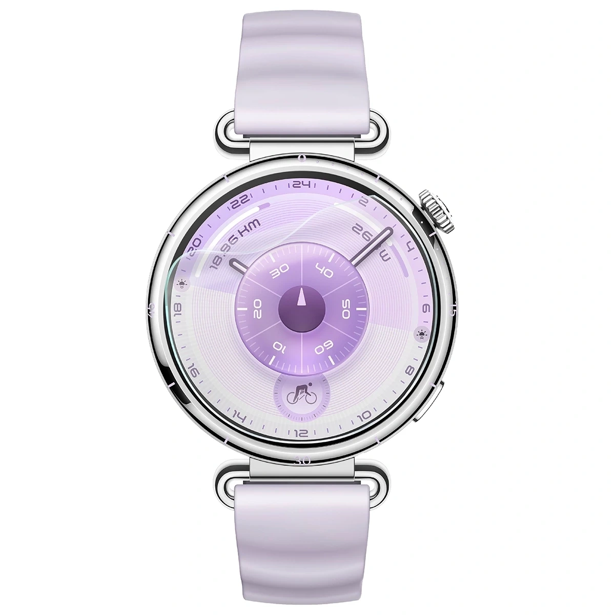 Ochranné sklo Bizon Glass Watch Hydrogel Duo Huawei Watch GT6 41mm [2 PACK]