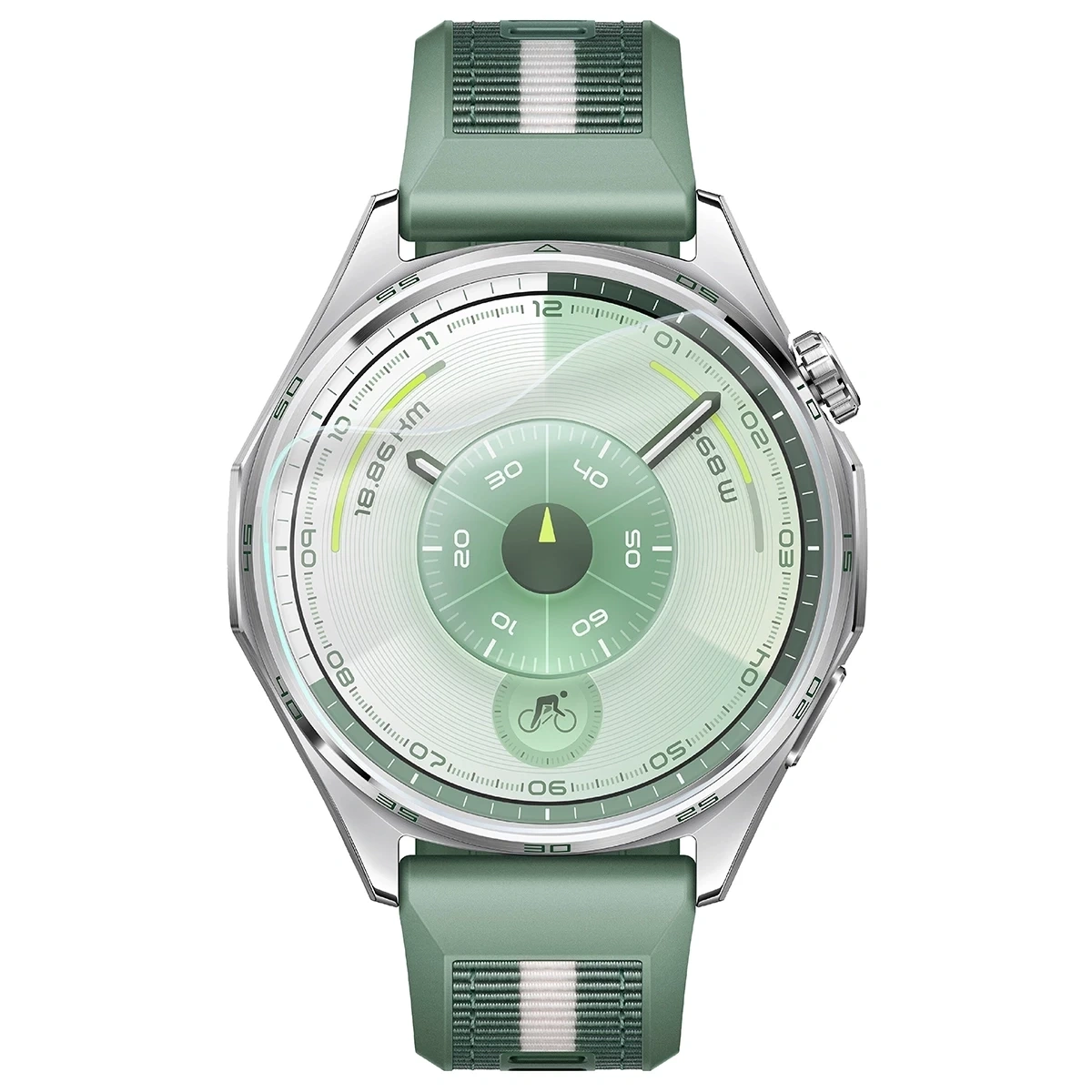 Ochranné sklo Bizon Glass Watch Hydrogel Duo Huawei Watch GT6 46mm [2 PACK]