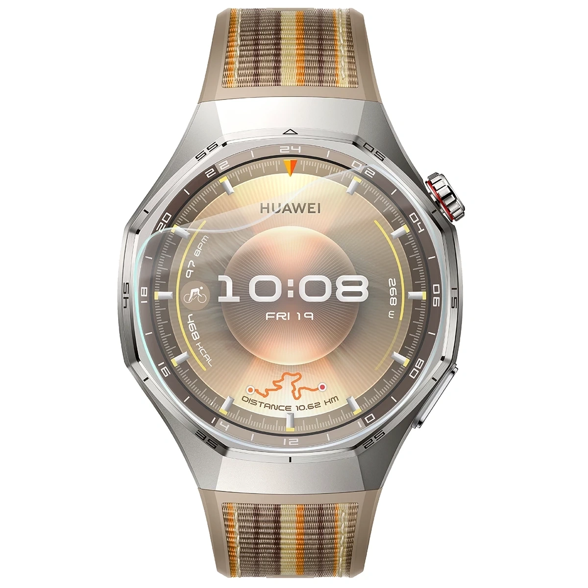 Ochranné sklo Bizon Glass Watch Hydrogel Duo Huawei Watch GT6 Pro 46mm [2 PACK]