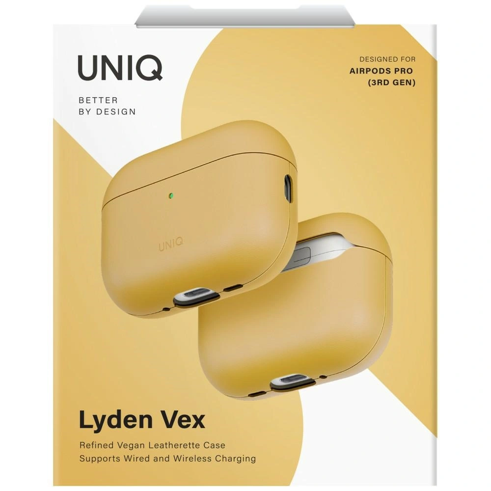 Kryt UNIQ Lyden Vex Apple AirPods Pro 3 gen żółty