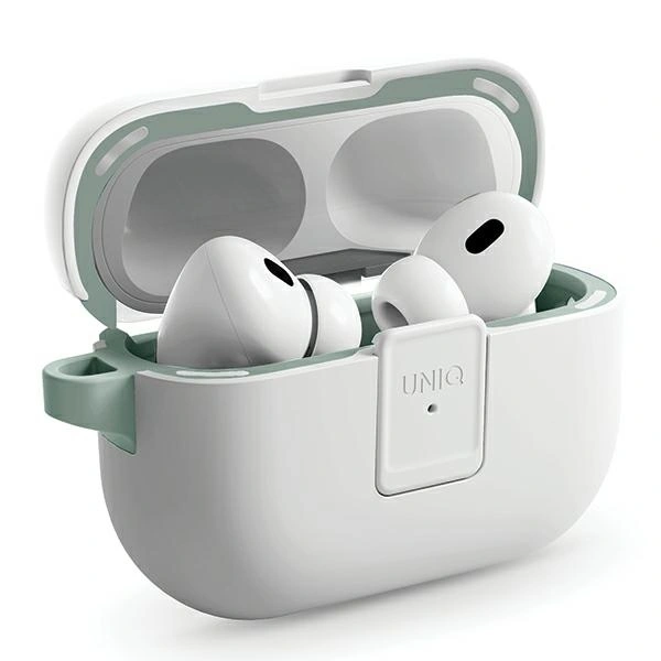 Kryt UNIQ Clyde Lock Case Apple AirPods Pro 2 dove white-soft mint