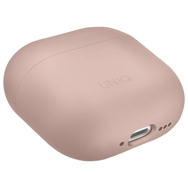 Kryt UNIQ Lino Apple AirPods 4 Silicone pink blush
