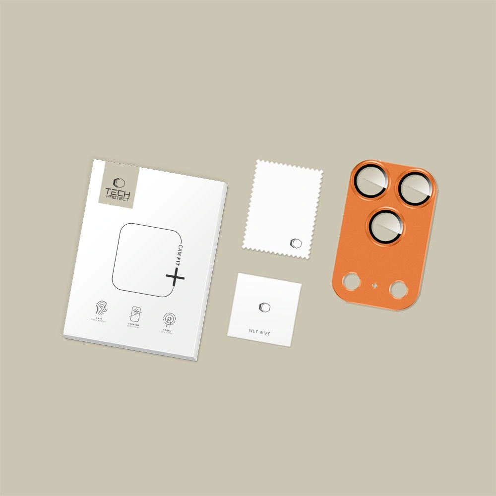 Kryt Tech-Protect Camfull Fit+ Apple iPhone 17 Pro Cosmic Orange