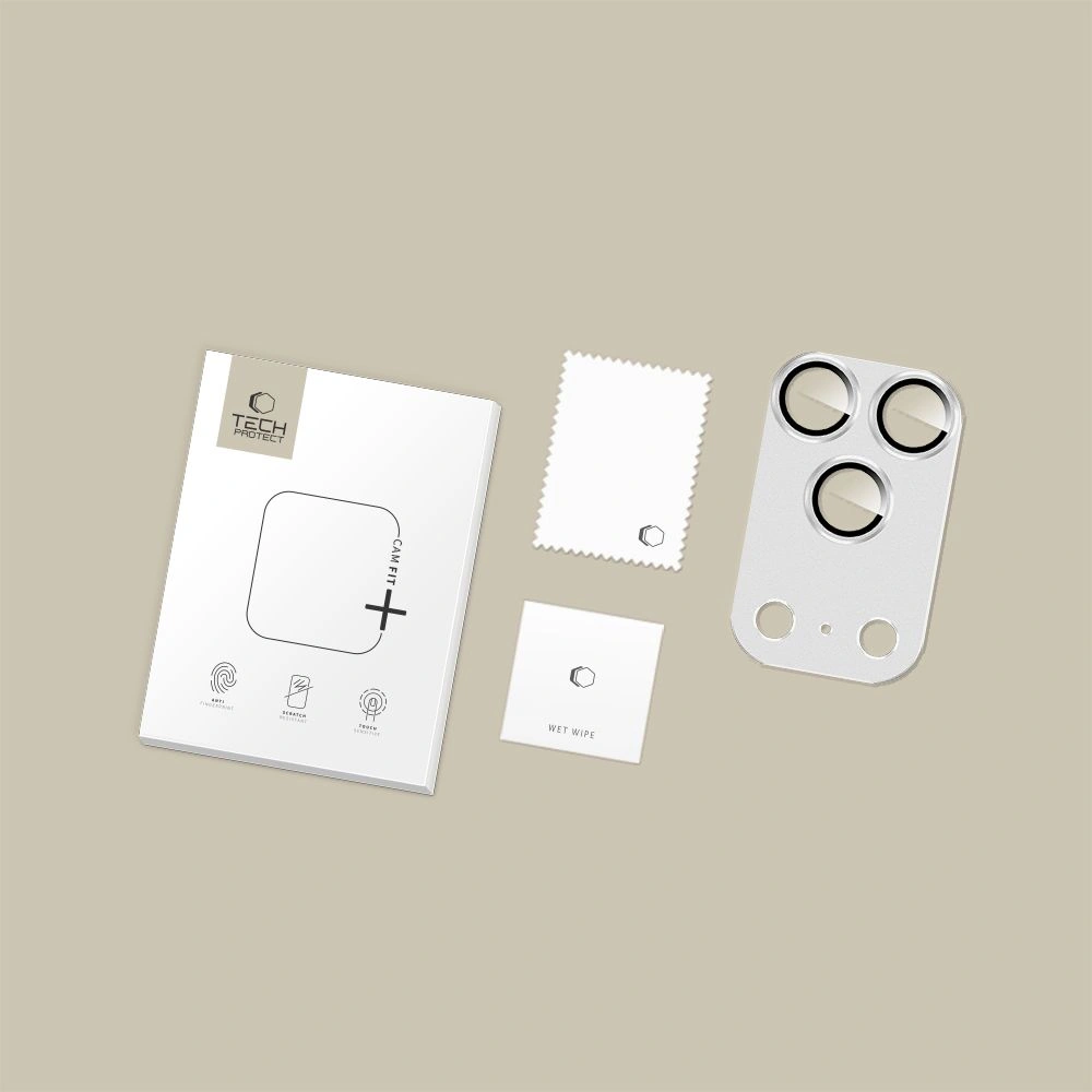 Kryt Tech-Protect Camfull Fit+ Apple iPhone 17 Pro Silver