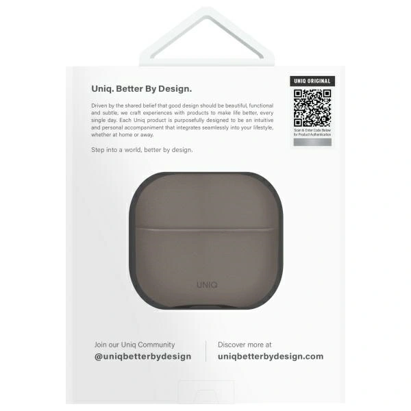 Kryt UNIQ Lyden DS Apple AirPods 4 flint grey