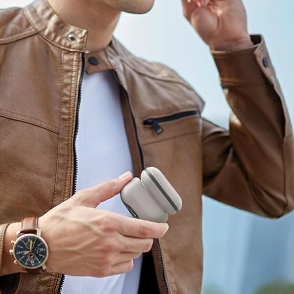 Kryt UNIQ Lyden DS Apple AirPods Pro 2 gen ivory-lichen green