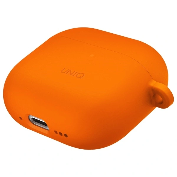Kryt UNIQ Nexo Apple AirPods 4 + Ear Hooks Silicone volt orange