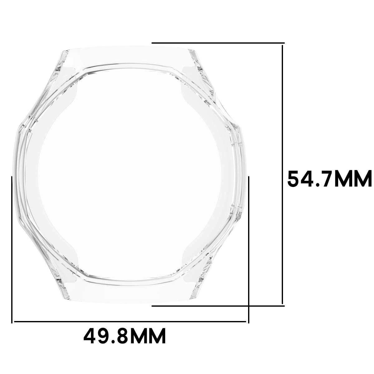 Kryt Bizon Case Watch Felipe Huawei Watch GT6 Pro 46mm clear