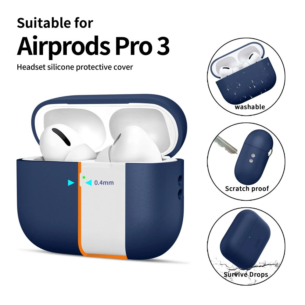 Kryt Tech-Protect Silicone Apple AirPods Pro 3 Navy Blue