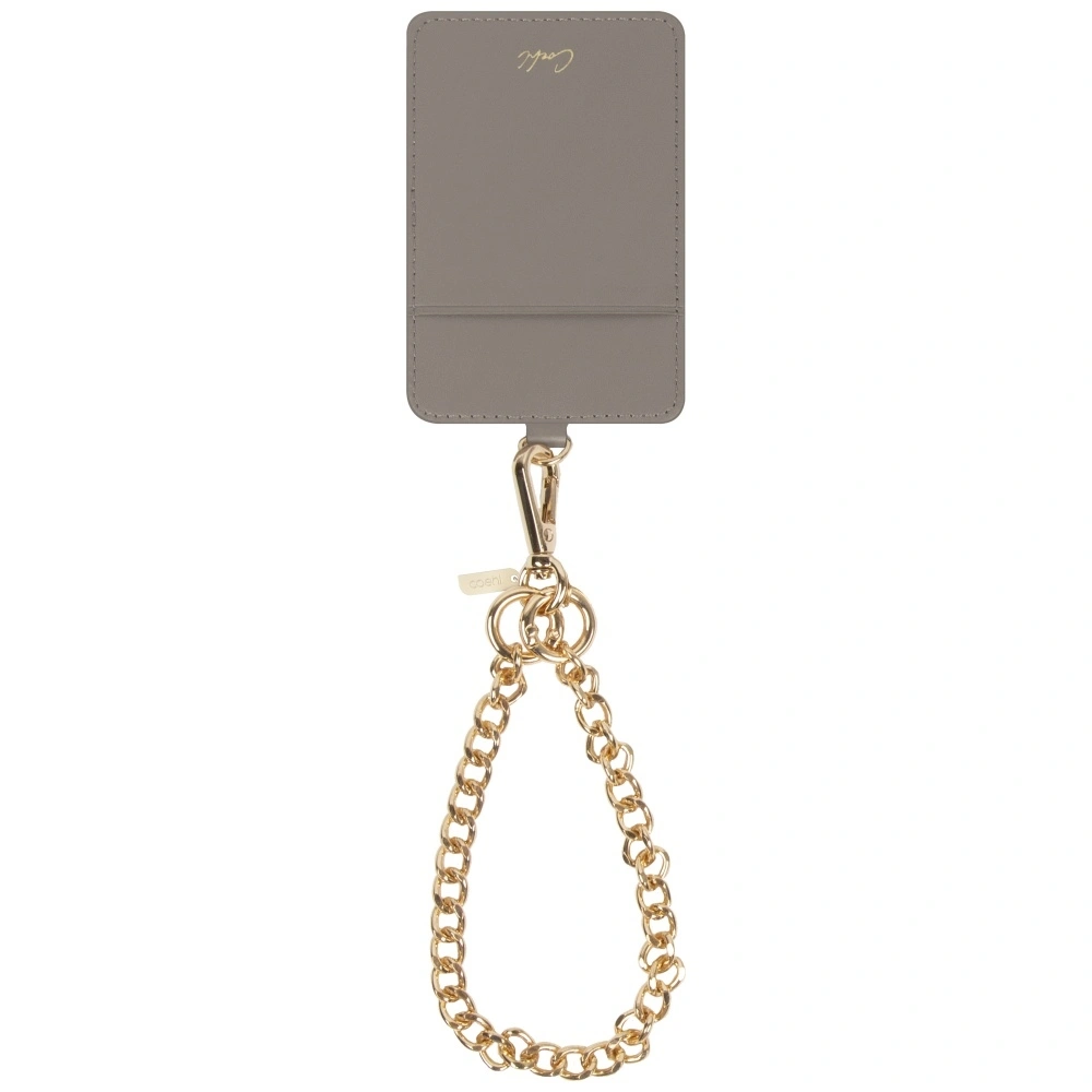 Knížkové Šňůrka UNIQ Universal 3in1 phone lanyard Coehl Caryne with a card wallet pebble