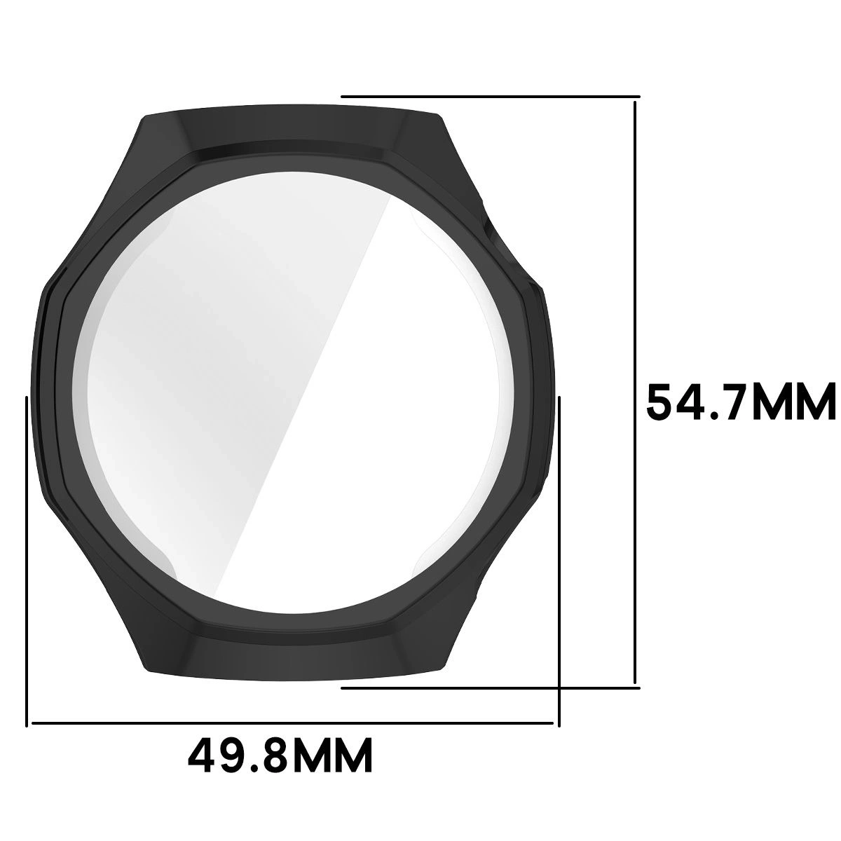 Kryt Bizon Case Watch Felipe Huawei Watch GT6 Pro 46mm black