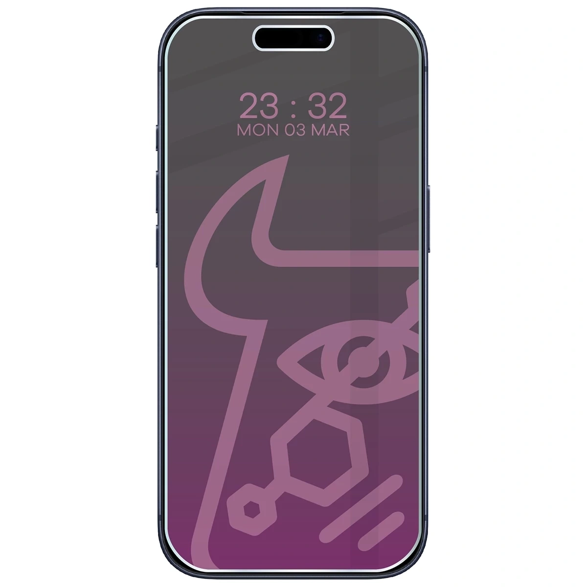 Ochranné sklo Bizon Glass Mule Shadow Apple iPhone 17 Pro matte