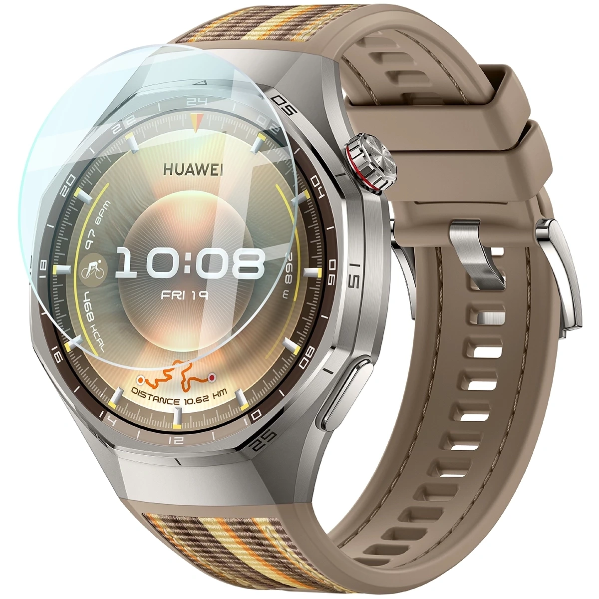 Ochranné sklo Bizon Glass Watch Clear Huawei Watch GT6 Pro 46mm
