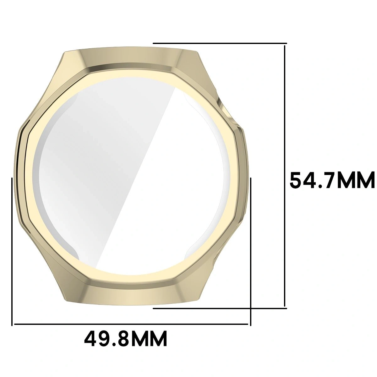 Kryt Bizon Case Watch Felipe Huawei Watch GT6 Pro 46mm złote