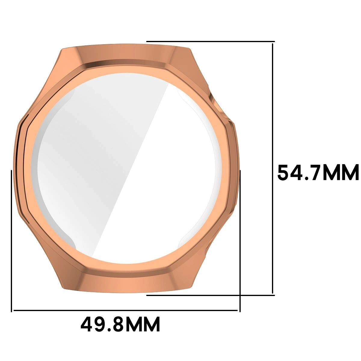 Kryt Bizon Case Watch Felipe Huawei Watch GT6 Pro 46mm rose gold