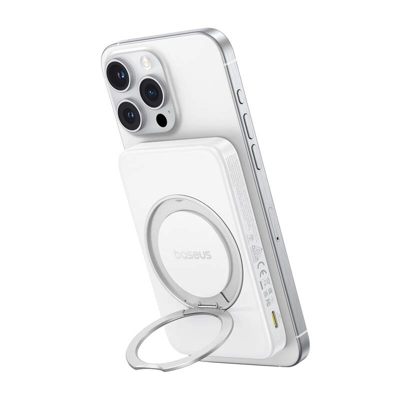 Baseus PicoGo Qi2 5000mAh 20W Magnetic Power Bank with Stand
