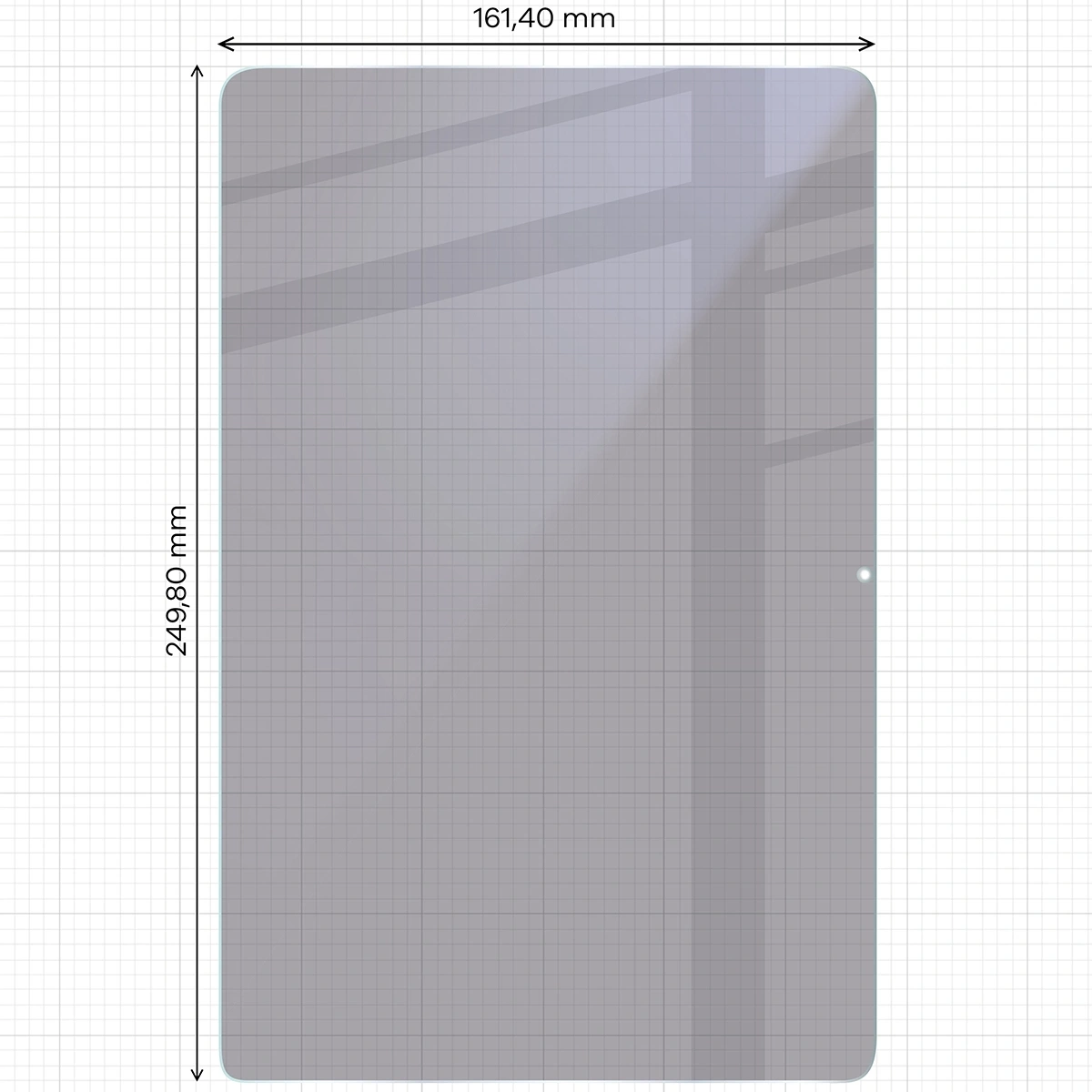 Ochranné sklo Bizon Glass Tab Mule Shadow Samsung Galaxy Tab S11 matte