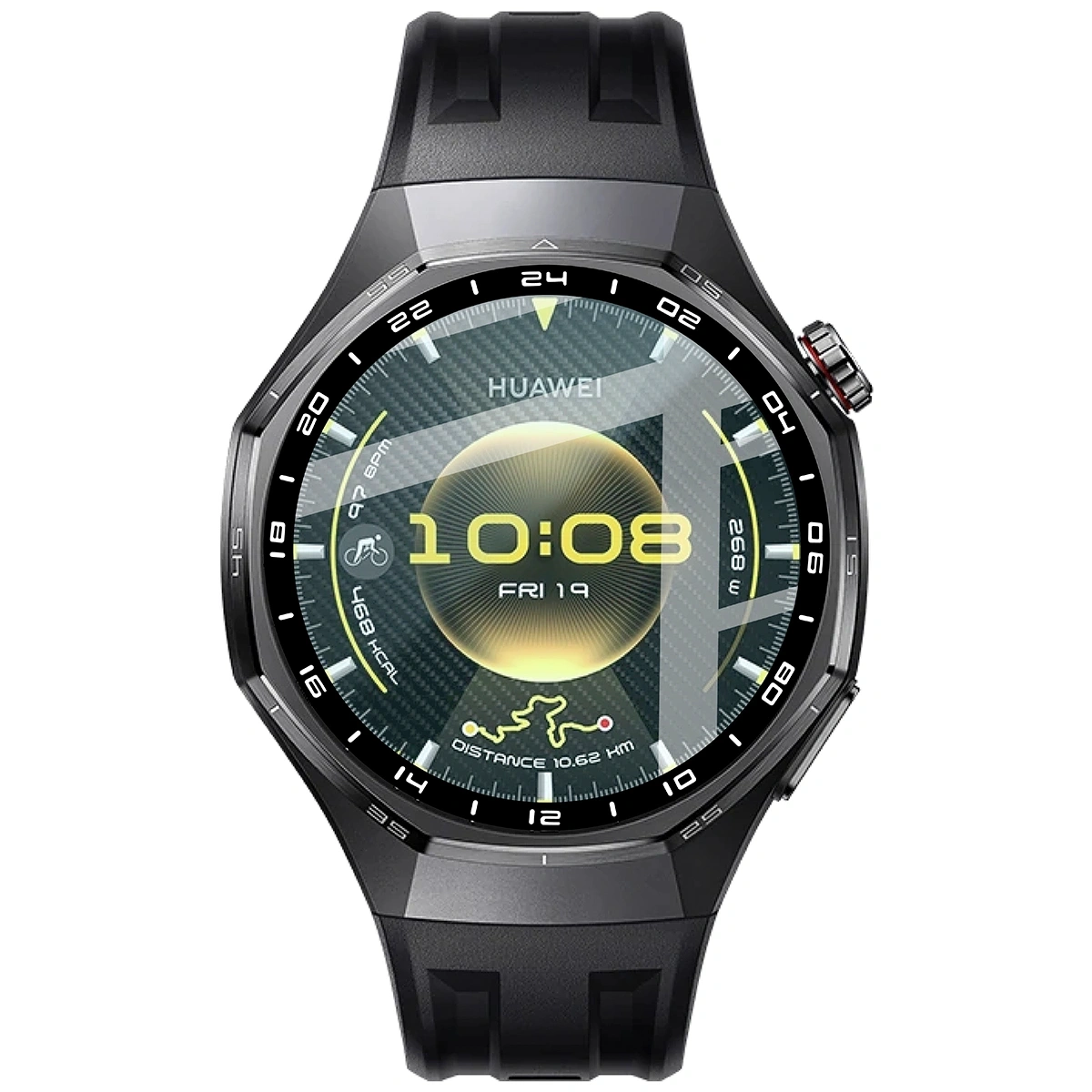 Ochranné sklo Bizon Glass Watch Edge Hybrid Huawei Watch GT6 Pro 46mm black