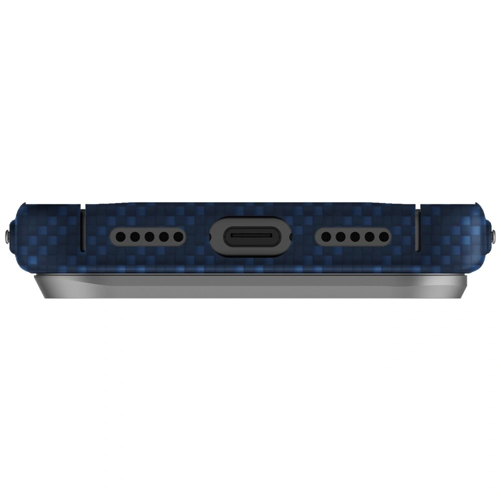 Kryt UNIQ Keva EDGE Apple iPhone 17 Pro Magclick Charging blue