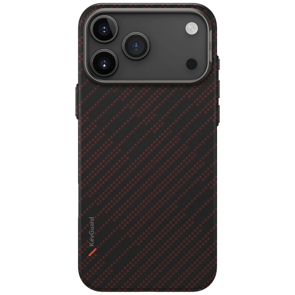 Kryt UNIQ Keva EDGE Apple iPhone 17 Pro Max Magclick Charging orange