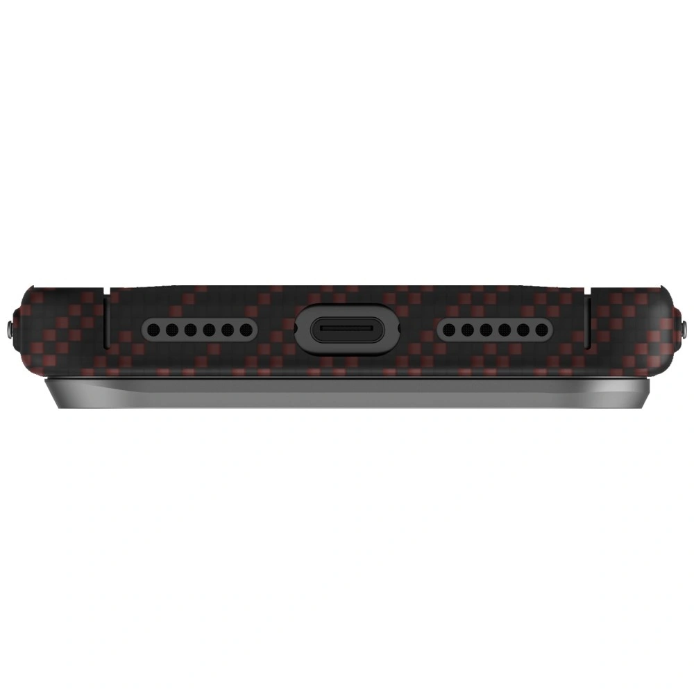 Kryt UNIQ Keva EDGE Apple iPhone 17 Pro Max Magclick Charging orange
