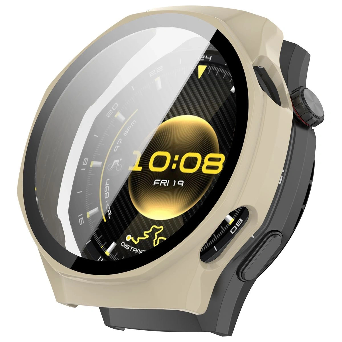 Kryt Bizon Case+Glass Watch Huawei Watch GT6 Pro 46mm beige