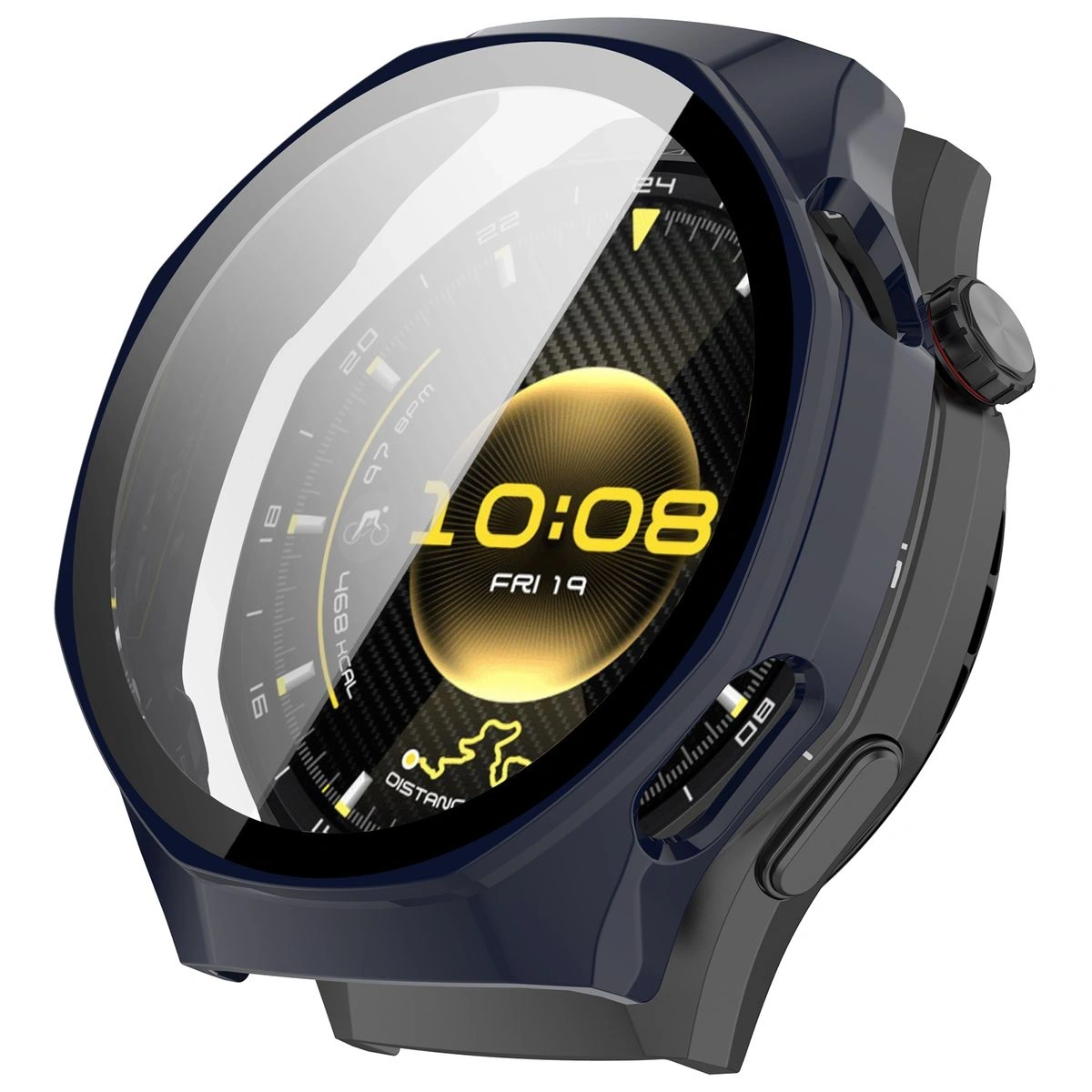 Kryt Bizon Case+Glass Watch Huawei Watch GT6 Pro 46mm blue