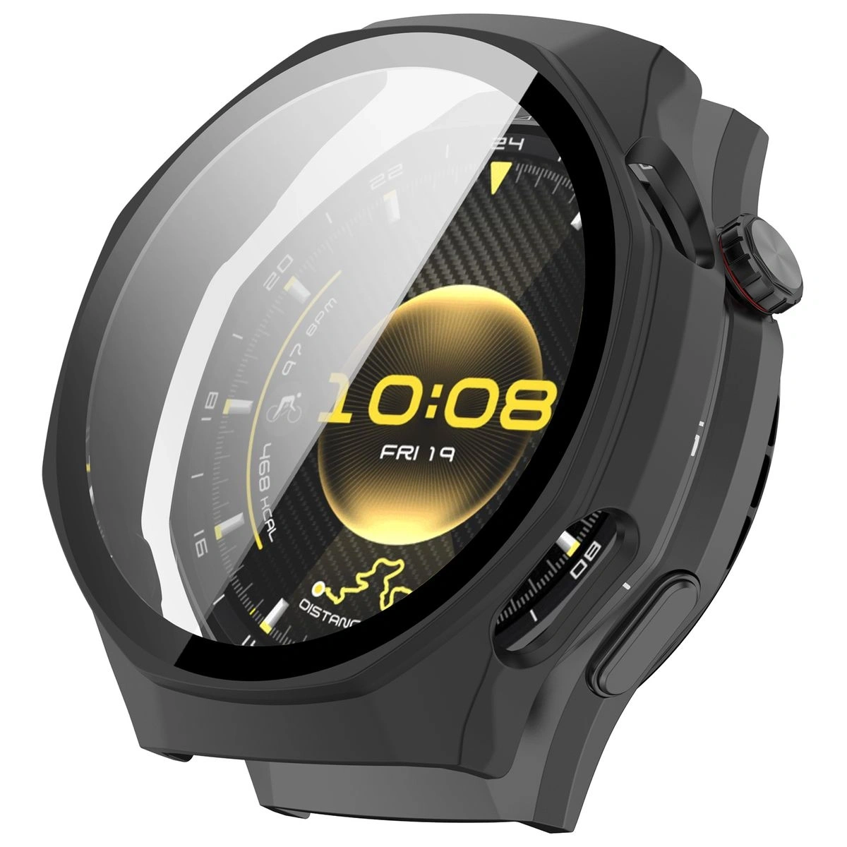 Kryt Bizon Case+Glass Watch Huawei Watch GT6 Pro 46mm matte black