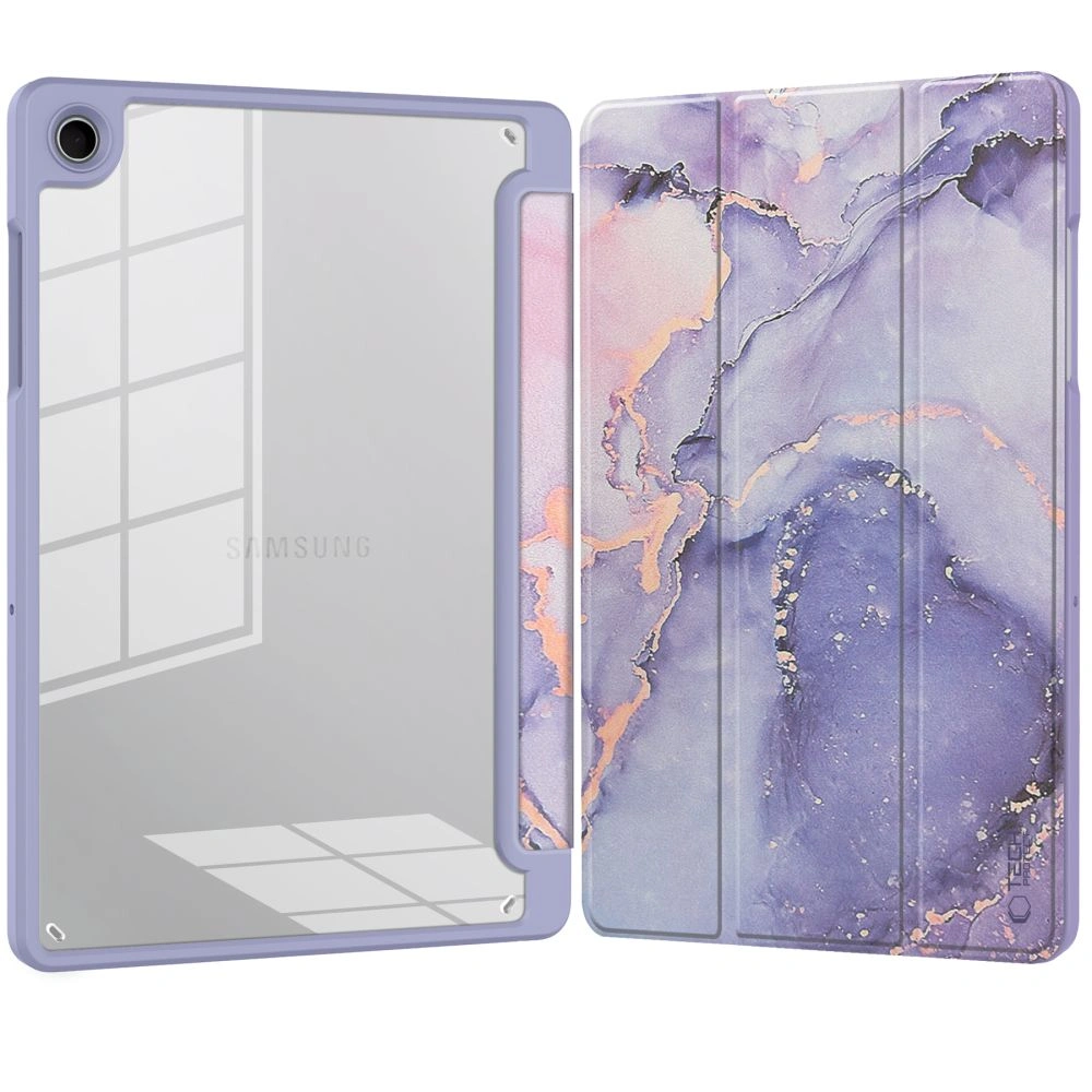 Kryt Tech-Protect Smartcase Pen Hybrid Samsung Galaxy Tab A9+ Plus / A11+ Plus 11.0 X210 / X215 / X216 / X230 / X235 / X236 Violet Marble