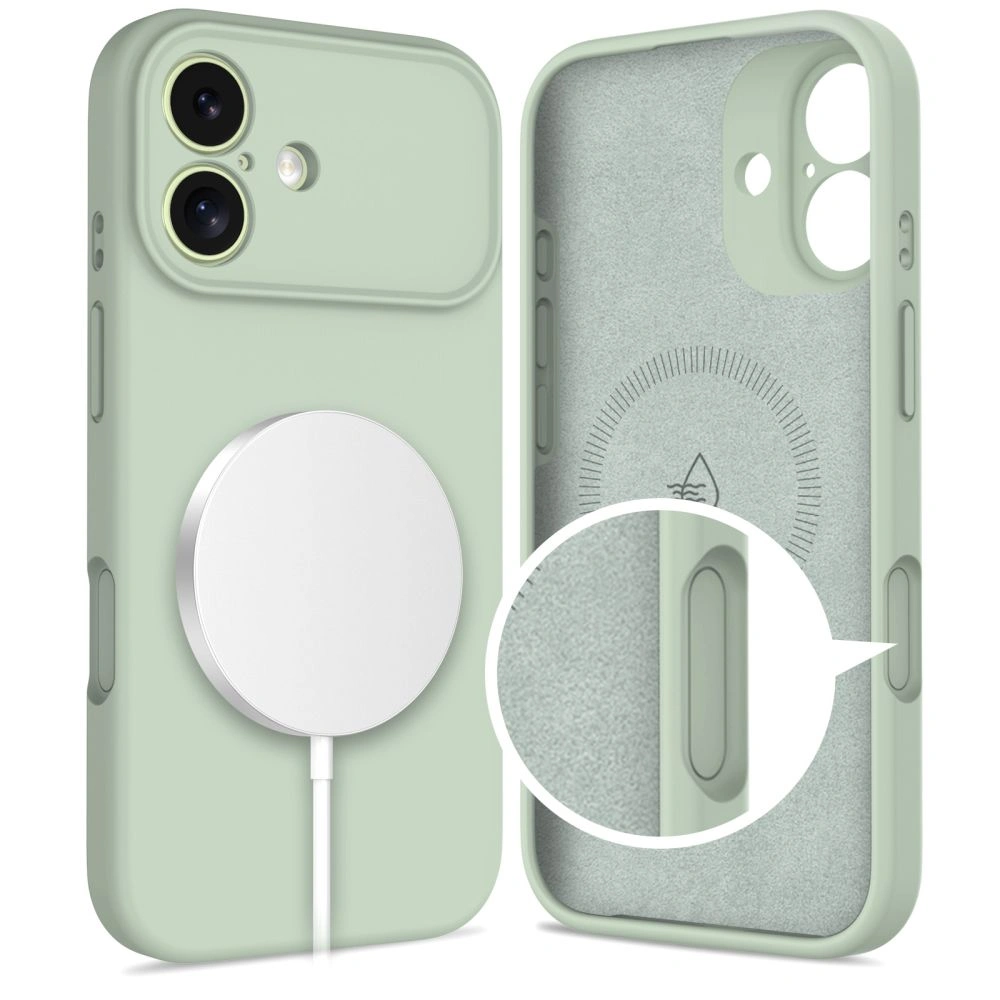 Kryt Tech-Protect Silicone MagSafe Apple iPhone 17 Sage