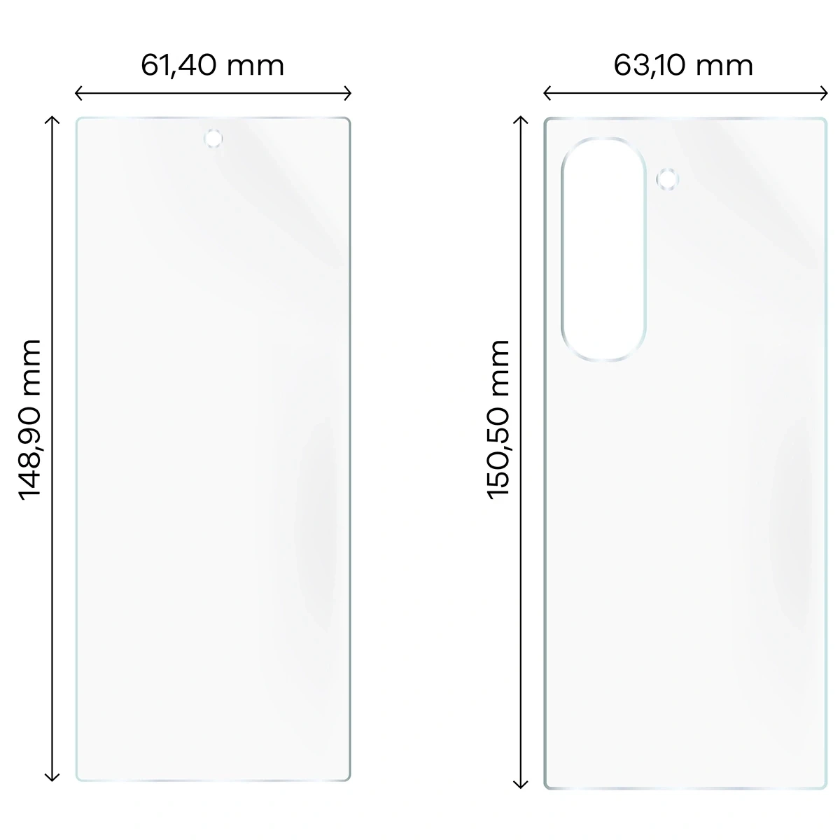 Ochranné sklo Bizon Glass Hydrogel Pack Samsung Galaxy Z Fold6