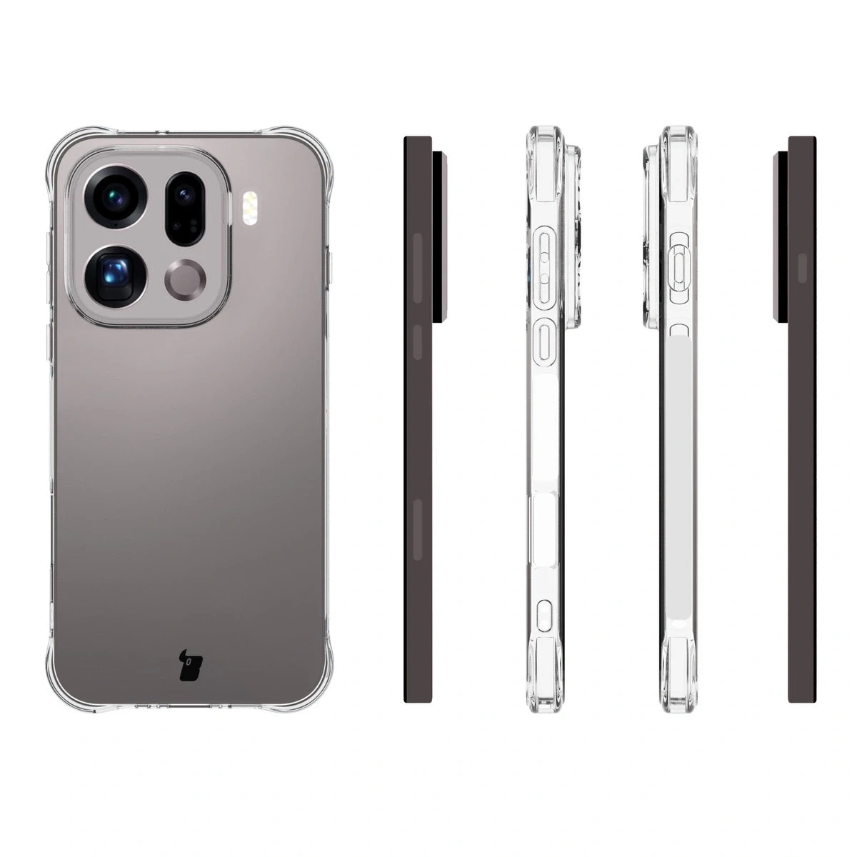 Kryt Bizon Case Salpa Oppo Find X9 Pro clear