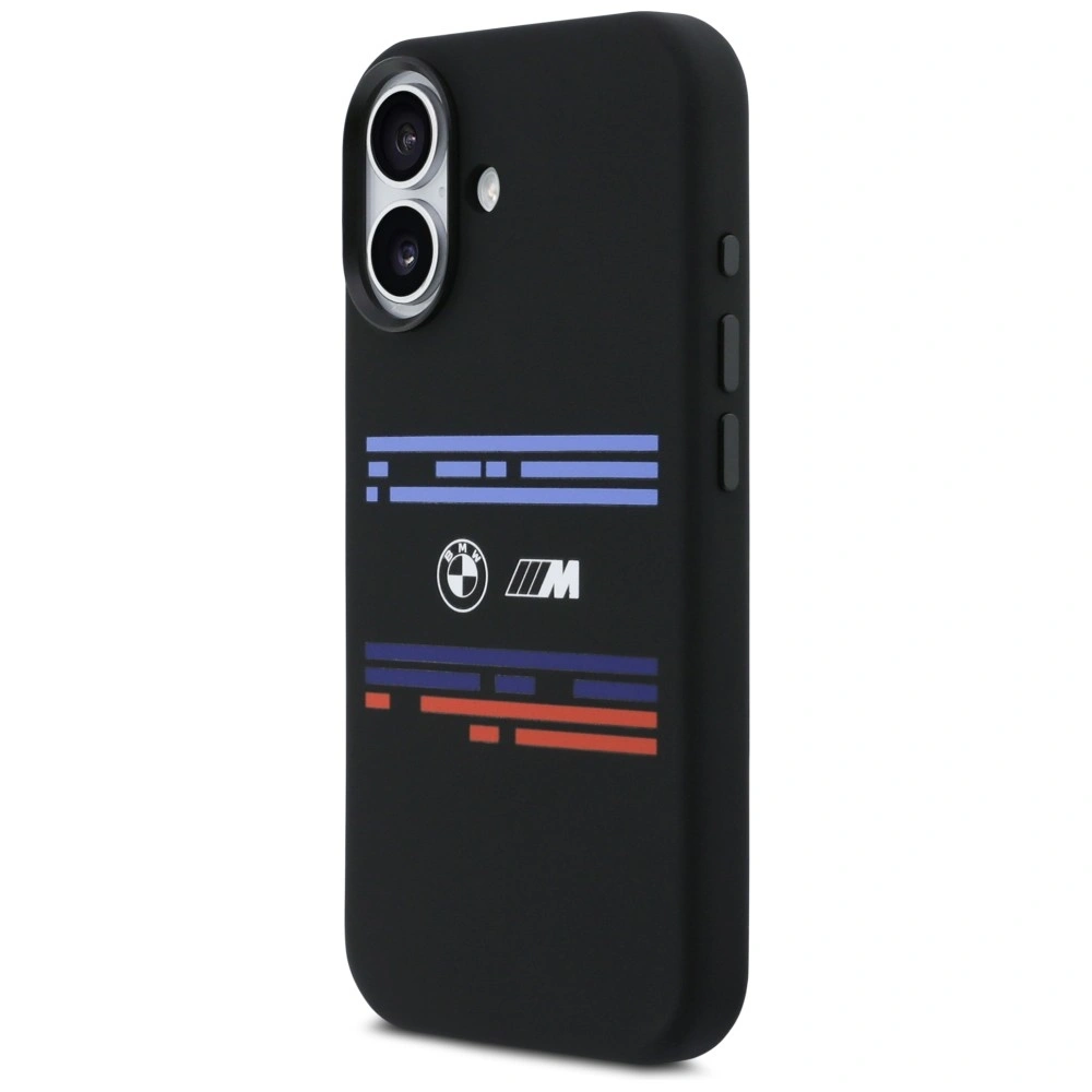 Kryt BMW M Silicon Horizontal Line MagSafe Apple iPhone 17 black