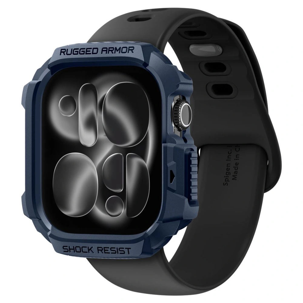 Spigen Rugged Armor V2 Apple Watch 10 / 11 42mm Navy Blue