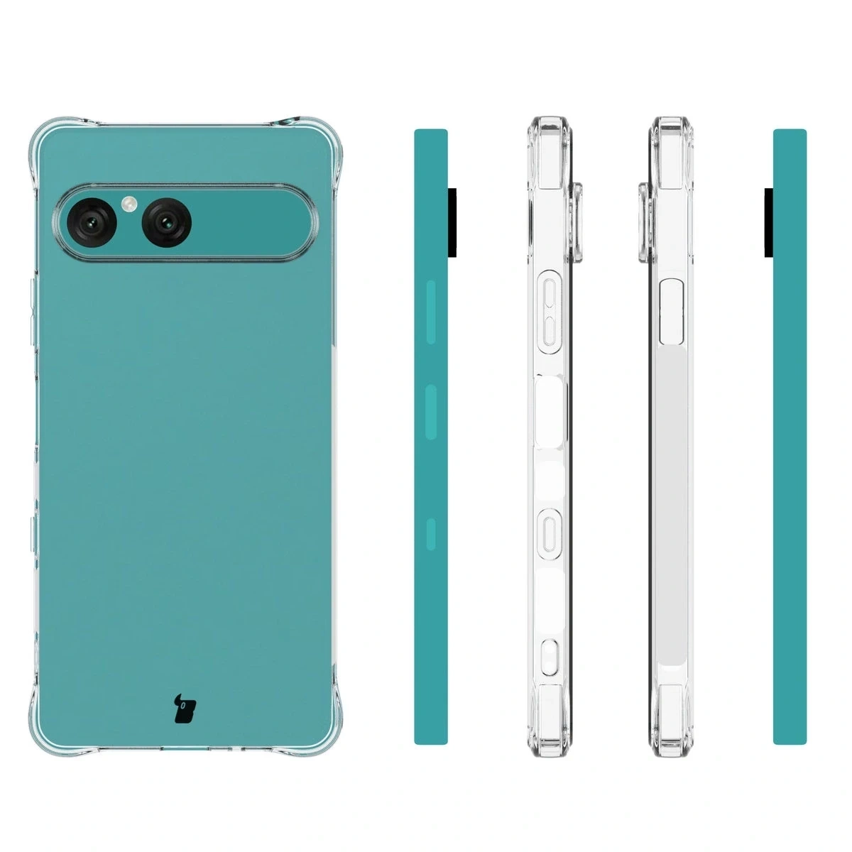 Kryt Bizon Case Clear Pack case + 2x tempered glass + lens glass Sony Xperia 10 VII