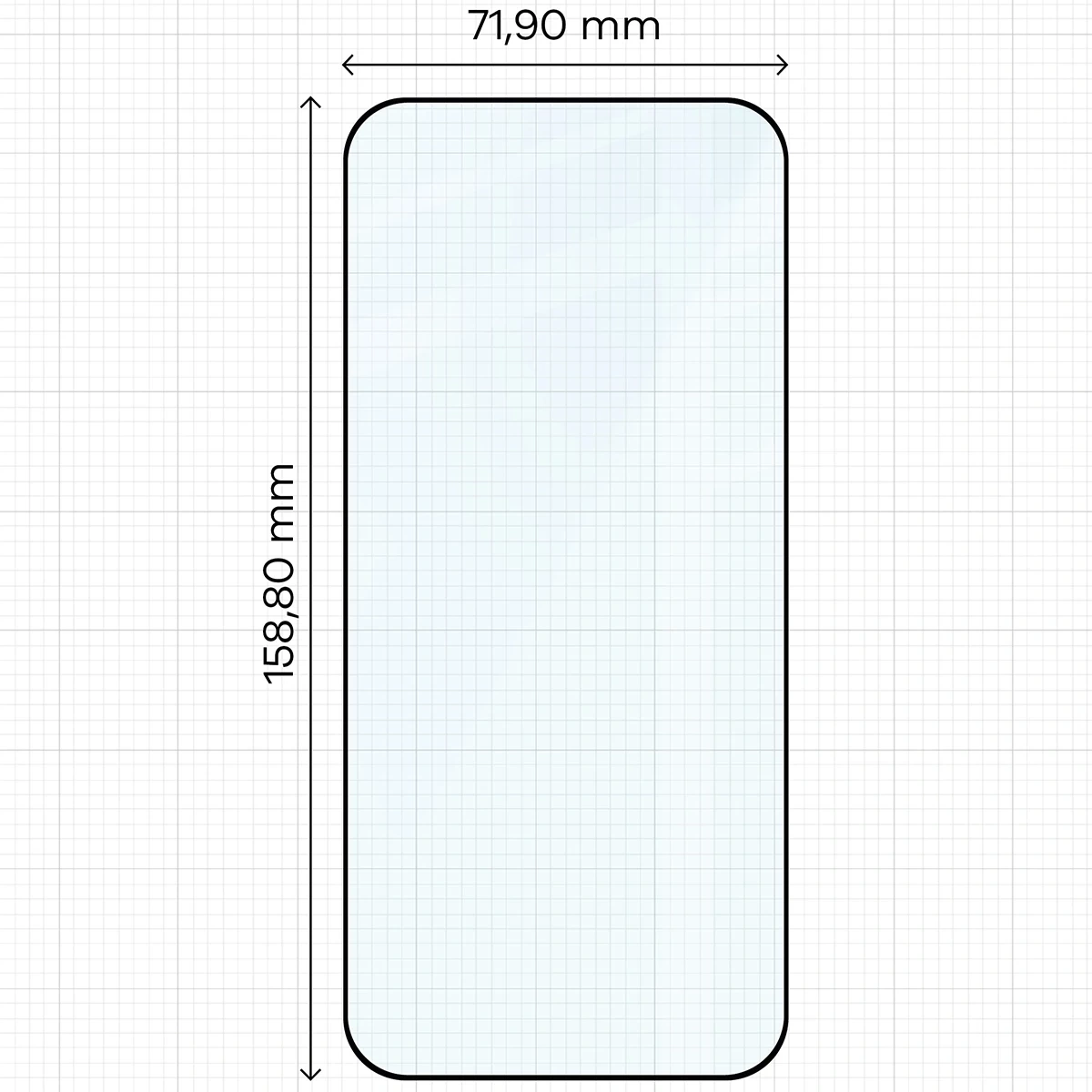 Ochranné sklo Bizon Glass Edge 2 Vivo X300 Pro black frame