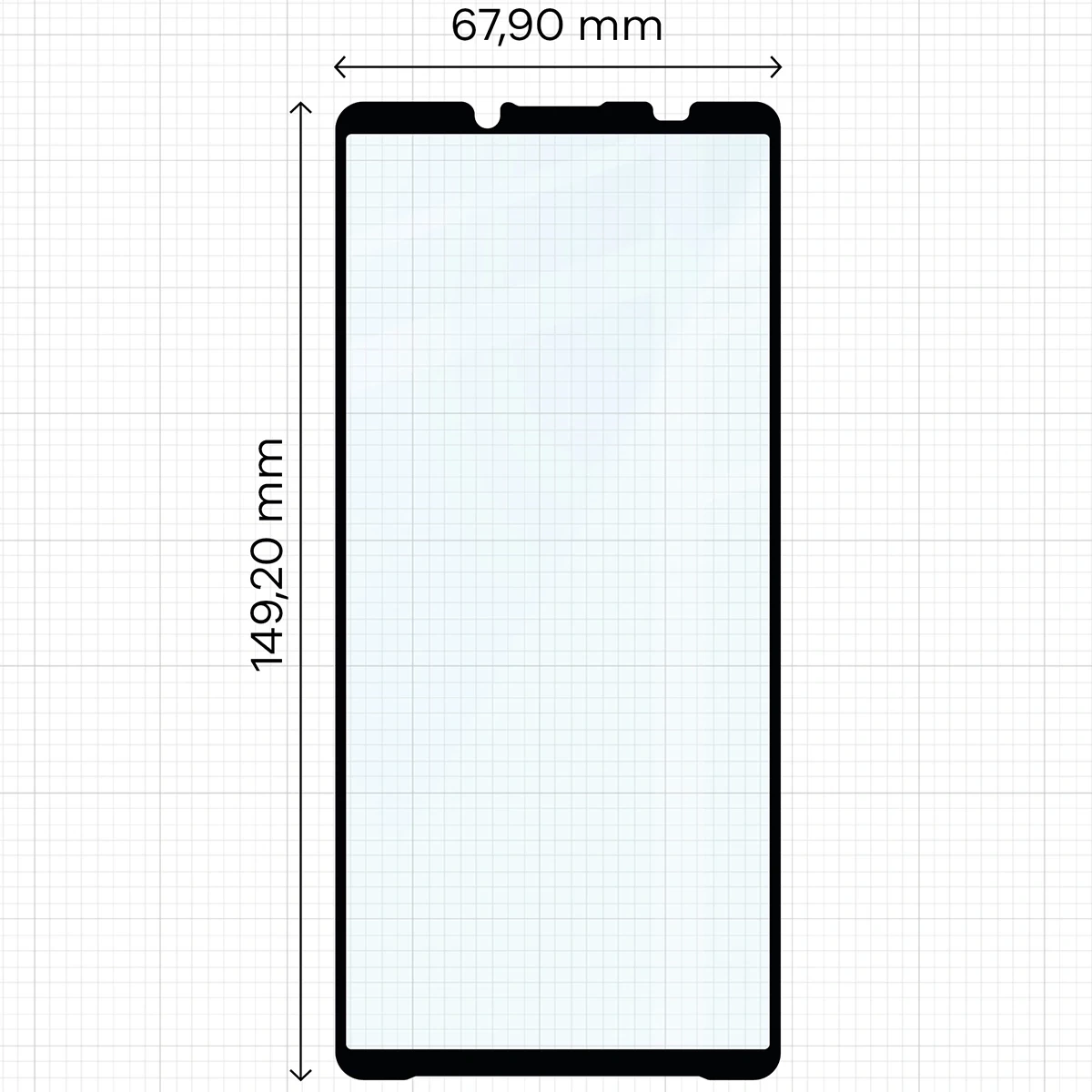 Kryt Bizon Edge Pack 2x screen glass + camera glass Sony Xperia 10 VII