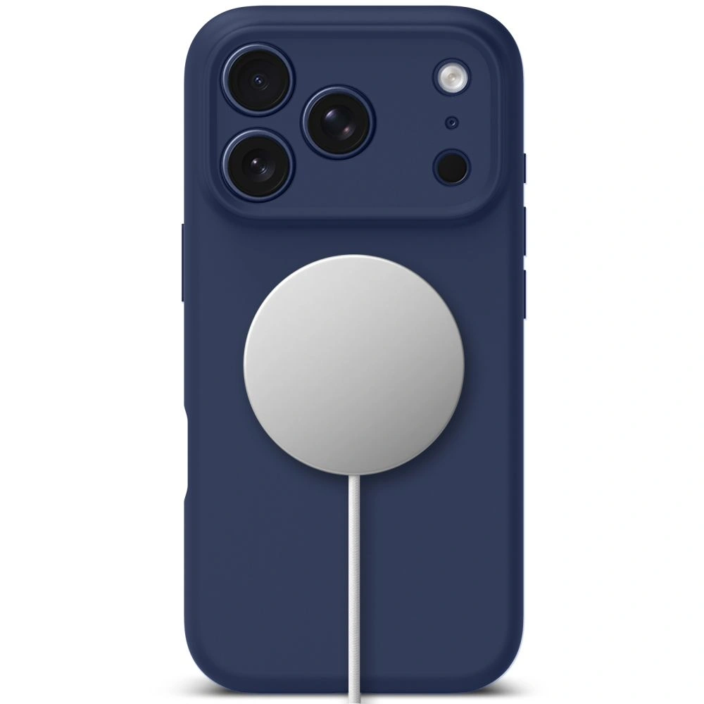 Kryt Tech-Protect Silicone MagSafe Apple iPhone 17 Pro Deep Blue