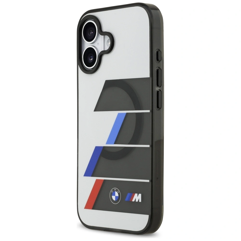 Kryt BMW M IML Metal Buttons Tricolor Lines MagSafe Apple iPhone 17 anthracite