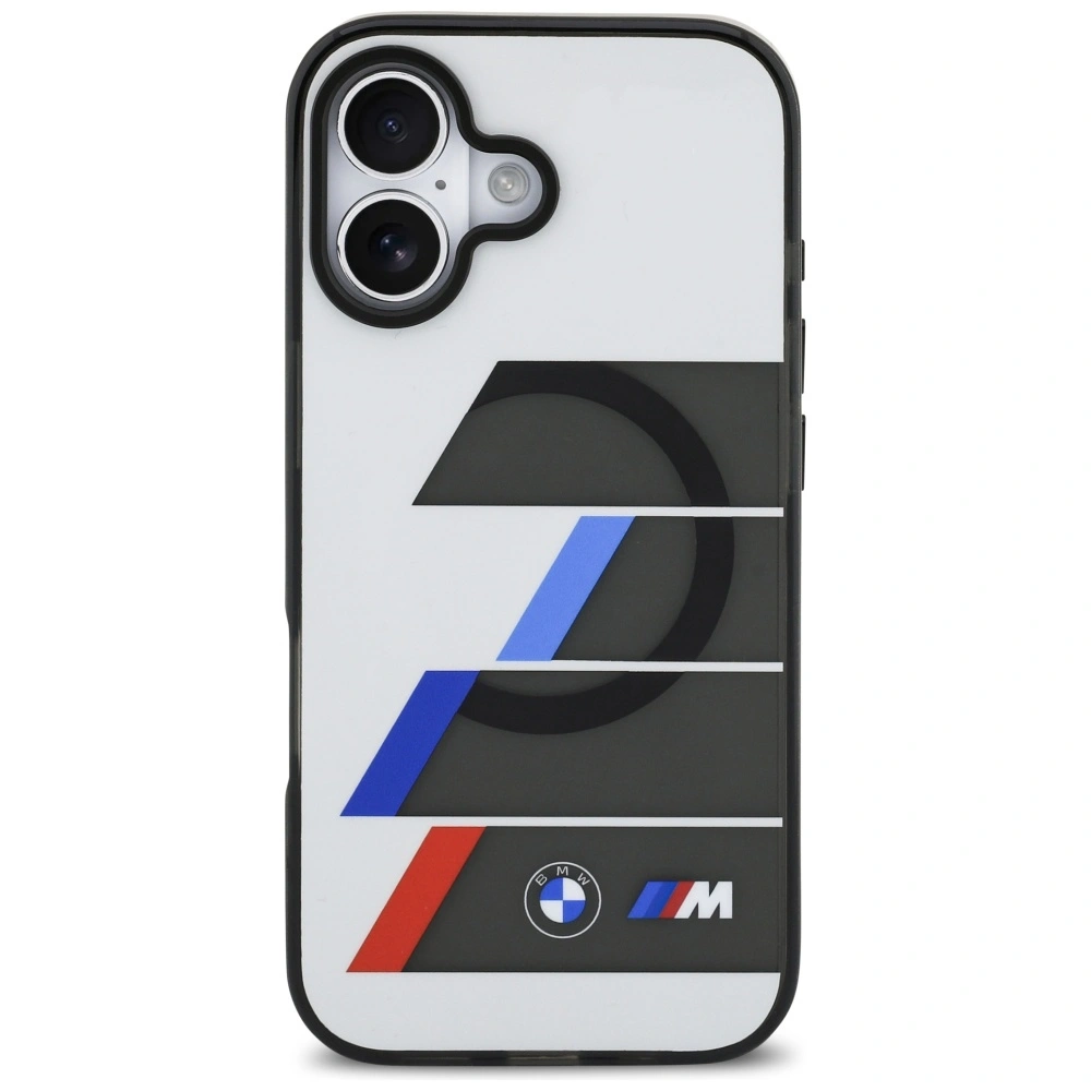 Kryt BMW M IML Metal Buttons Tricolor Lines MagSafe Apple iPhone 17 anthracite