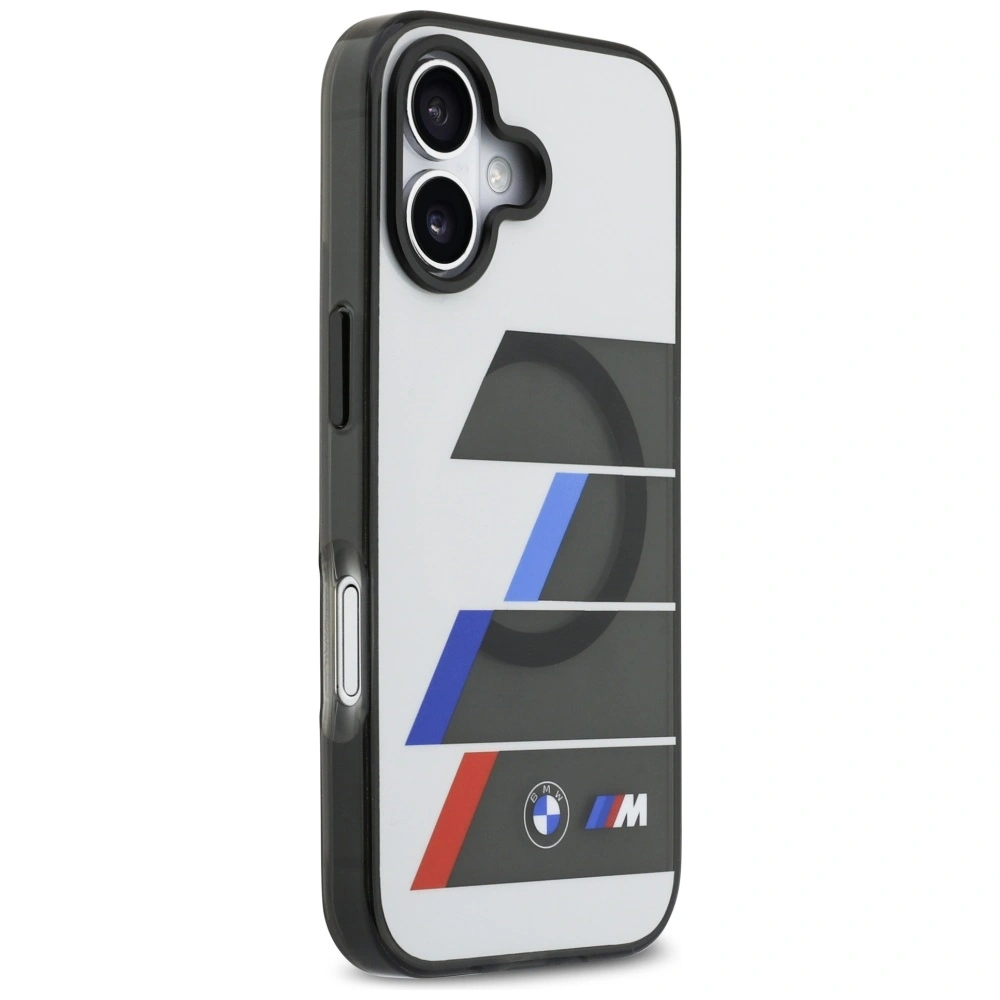 Kryt BMW M IML Metal Buttons Tricolor Lines MagSafe Apple iPhone 17 anthracite