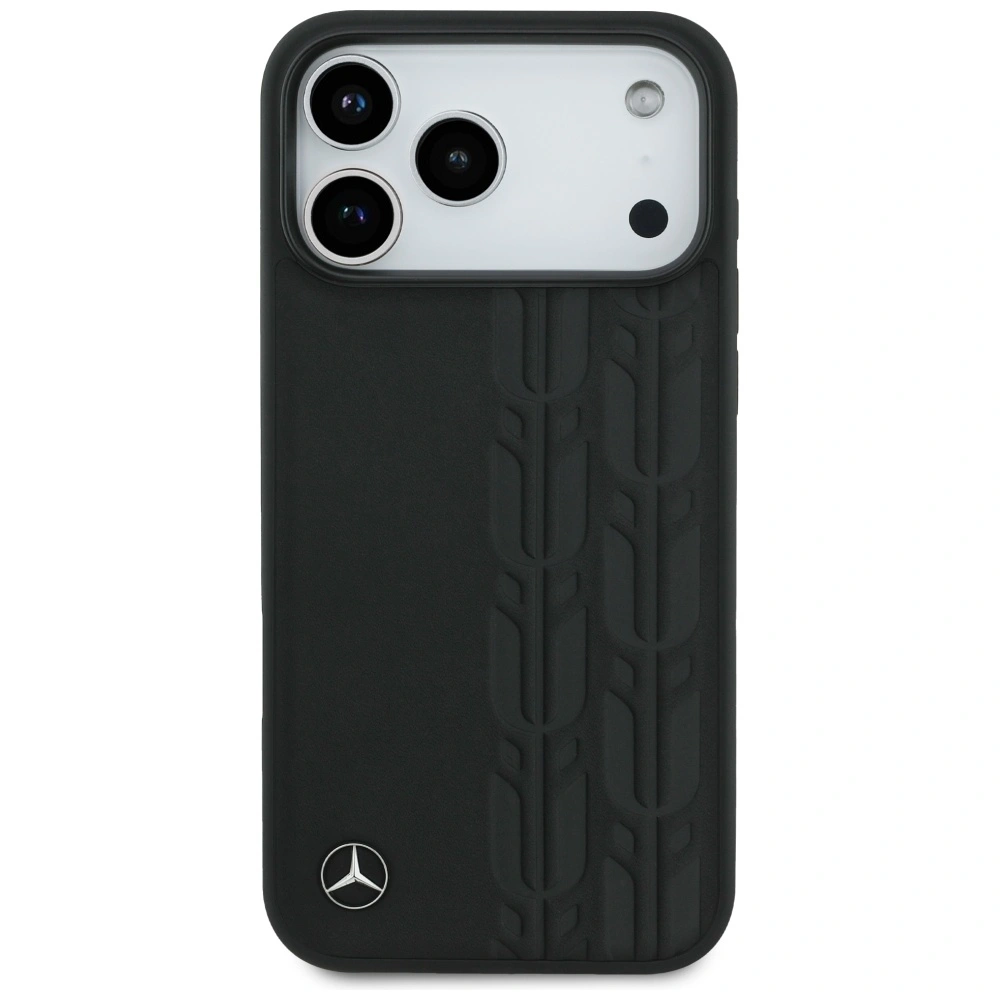 Kryt Mercedes Leather Laurel Leaves MagSafe Apple iPhone 17 Pro Max black