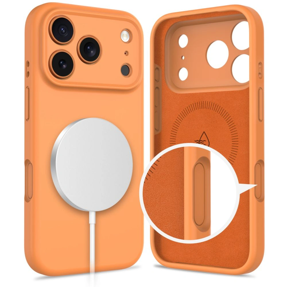 Kryt Tech-Protect Silicone MagSafe Apple iPhone 17 Pro Cosmic Orange