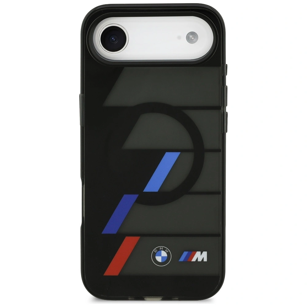 Kryt BMW M IML Metal Buttons Tricolor Lines MagSafe Apple iPhone Air black