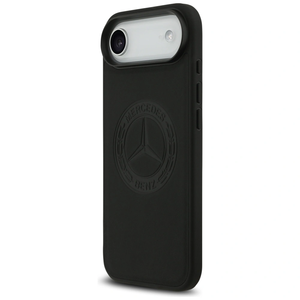 Kryt Mercedes Leather Vintage Logo MagSafe Apple iPhone Air black