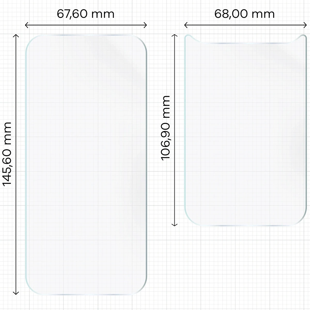 Ochranné sklo Bizon Glass Hydrogel Pack Apple iPhone 17 Pro