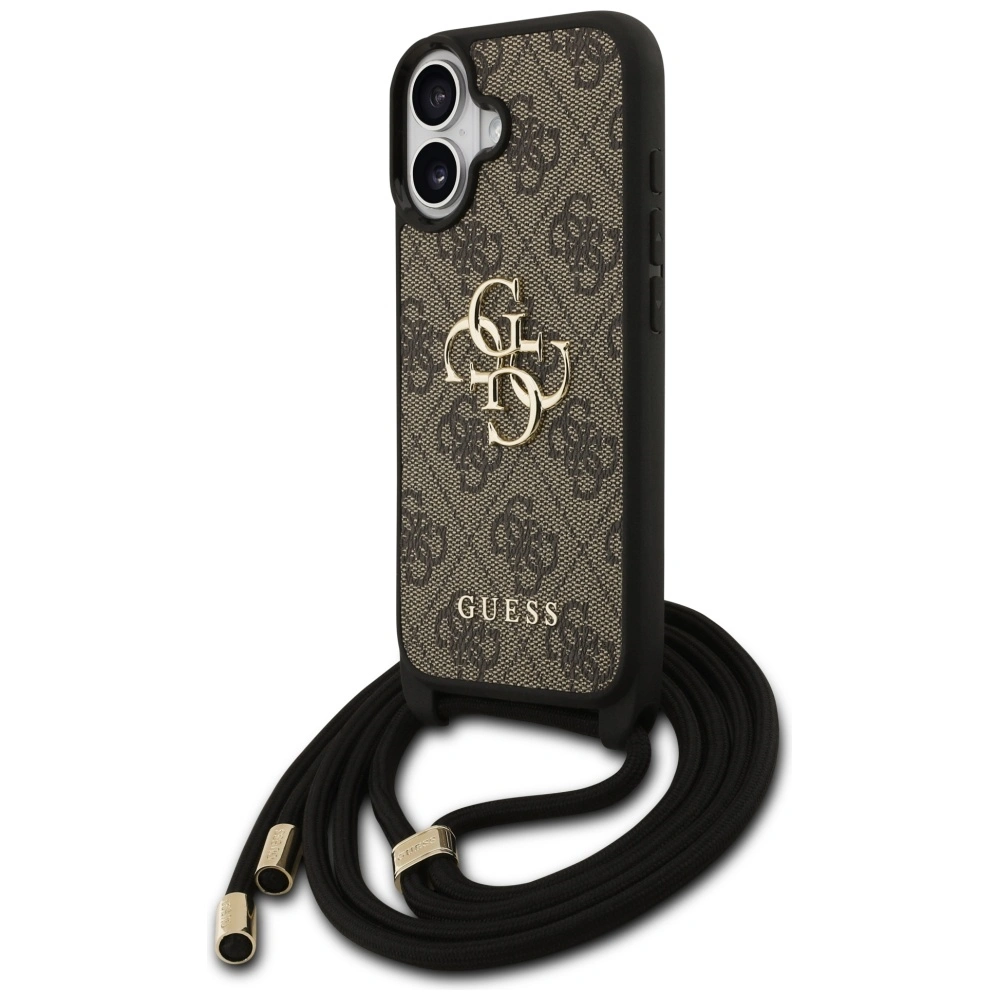 Kryt Guess 4G Big Logo Cord Stap Crossbody Apple iPhone 17 brown