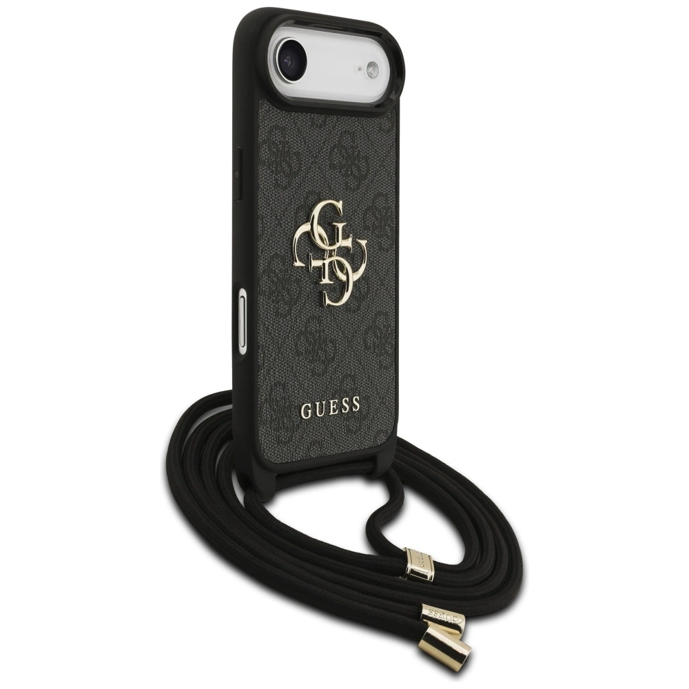 Kryt Guess 4G Big Logo Cord Stap Crossbody Apple iPhone Air black