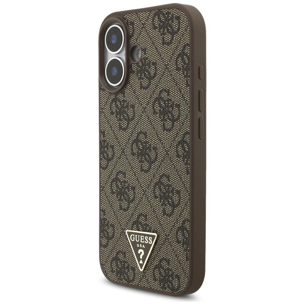 Kryt Guess 4G Strap Triangle Logo MagSafe Apple iPhone 17 brown