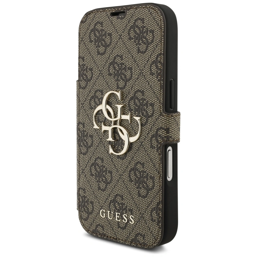 Kryt Guess Book 4G Metal Logo Apple iPhone 17 Pro brown